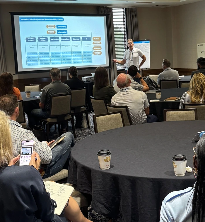 Reuben Brennan’s Vistage Summit keynote on workforce re-engineering and global staffing