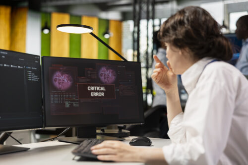 Screen Display Error in automated System