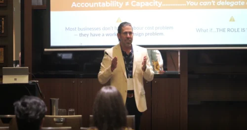 Anthony Rice speaking at VETQI Summit Melbourne