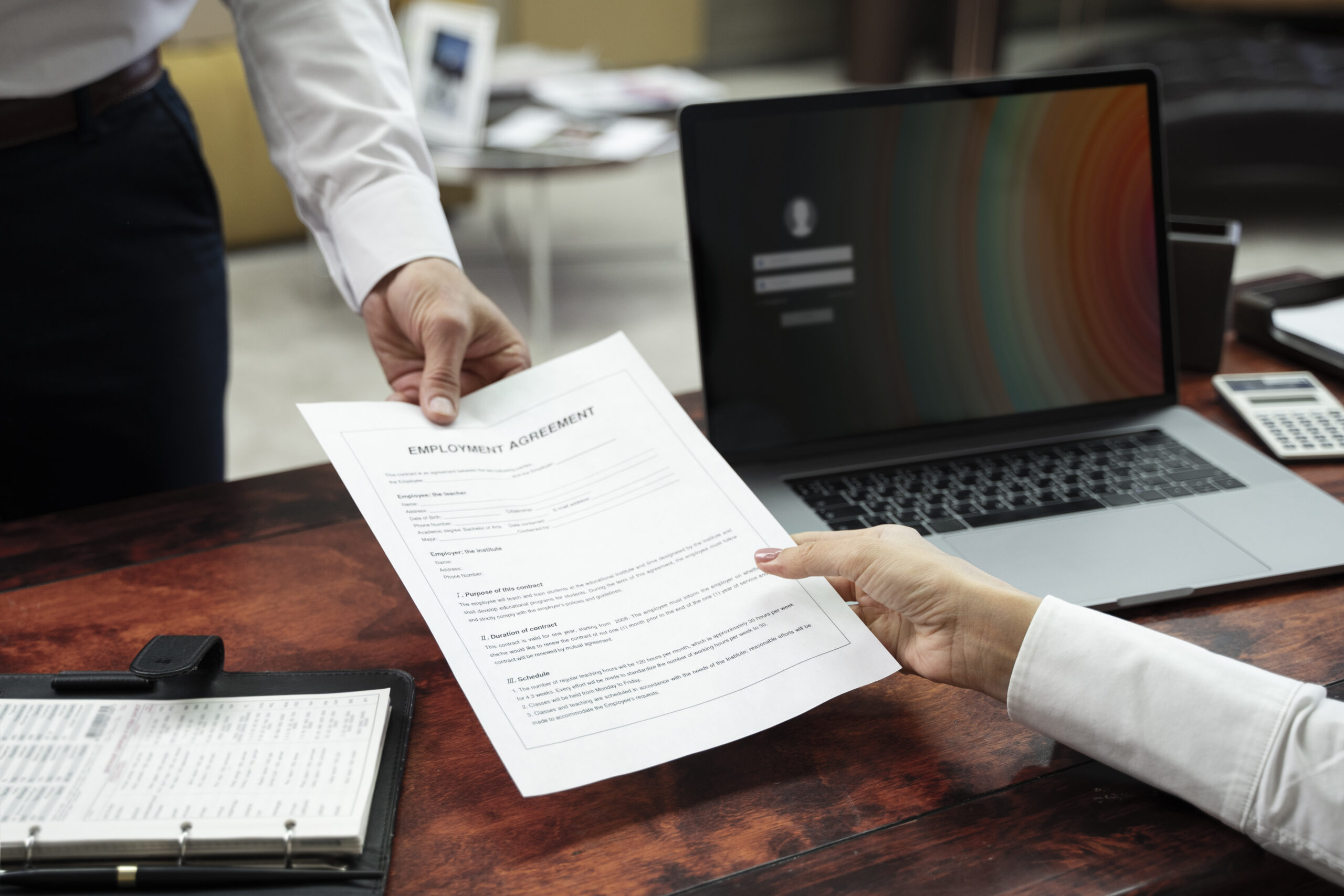 Employment Agreement submitted