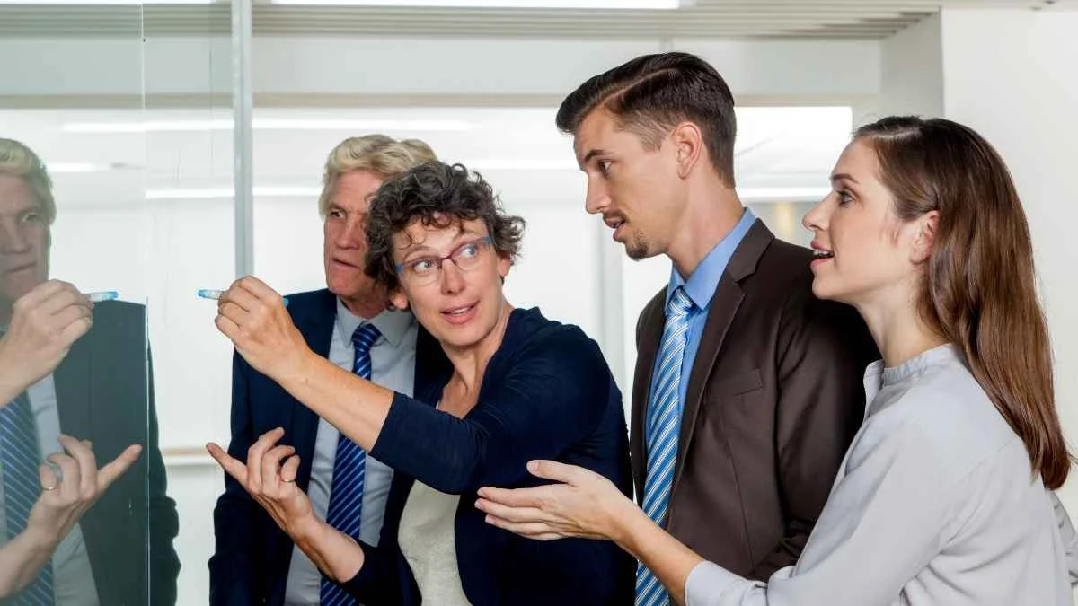 people engaged in a meeting