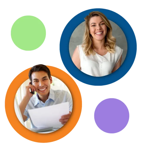 two individuals, likely professionals